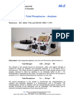 Total Nitrogen / Total Phosphorus - Analyzer: Medizin-Und Labortechnik Engineering GMBH Dresden