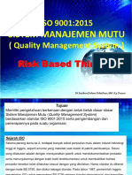 ISO 9001 2015 Sistem Manajeme Mutu (SMM) Pengenalan Rev - 02