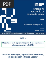 Relatório SAEB 2017