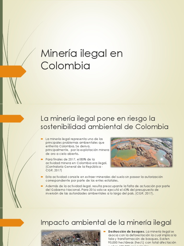 Impacto de la minería ilegal en Colombia | PDF | Minería | Colombia