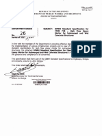 DPWH Standard Specification for High Flow Epoxy Mortar