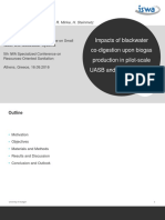 Impacts of Blackwater Co-Digestion Upon Biogas Production in Pilot-Scale UASB and CSTR Reactors