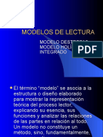 Modelos de Lectura Presentación