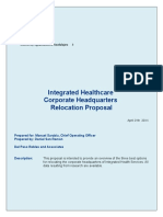 Integrated Healthcare Corporate Headquarters Relocation Proposal