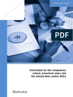 Curriculum For The Compulsory School, Preschool Class and The Leisure-Time Centre 2011