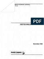 Geotechnical Data Report