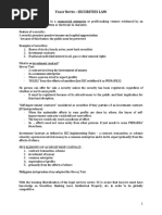 Y N - Securities Law: Asay Otes