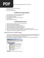 Install and Configure Exchange 2003