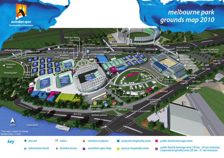 2010 Grounds Map | PDF | Transport | Road Transport