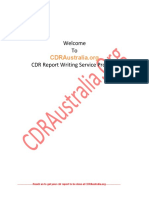 Sample CDR For Mechanical Engineer PDF