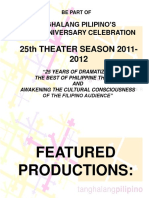 Tanghalang Pilipino's 25th Season Presentation