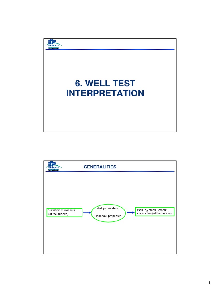 Well Test Interpretation: Generalities | PDF | Petroleum Reservoir | Gases