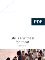 GBP 180902 EWS 1Jn.5.9-12 Live A Life As Witness That Jesus Is The Son of God