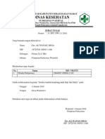 Surat Tugas Bulan Januari Posyandu