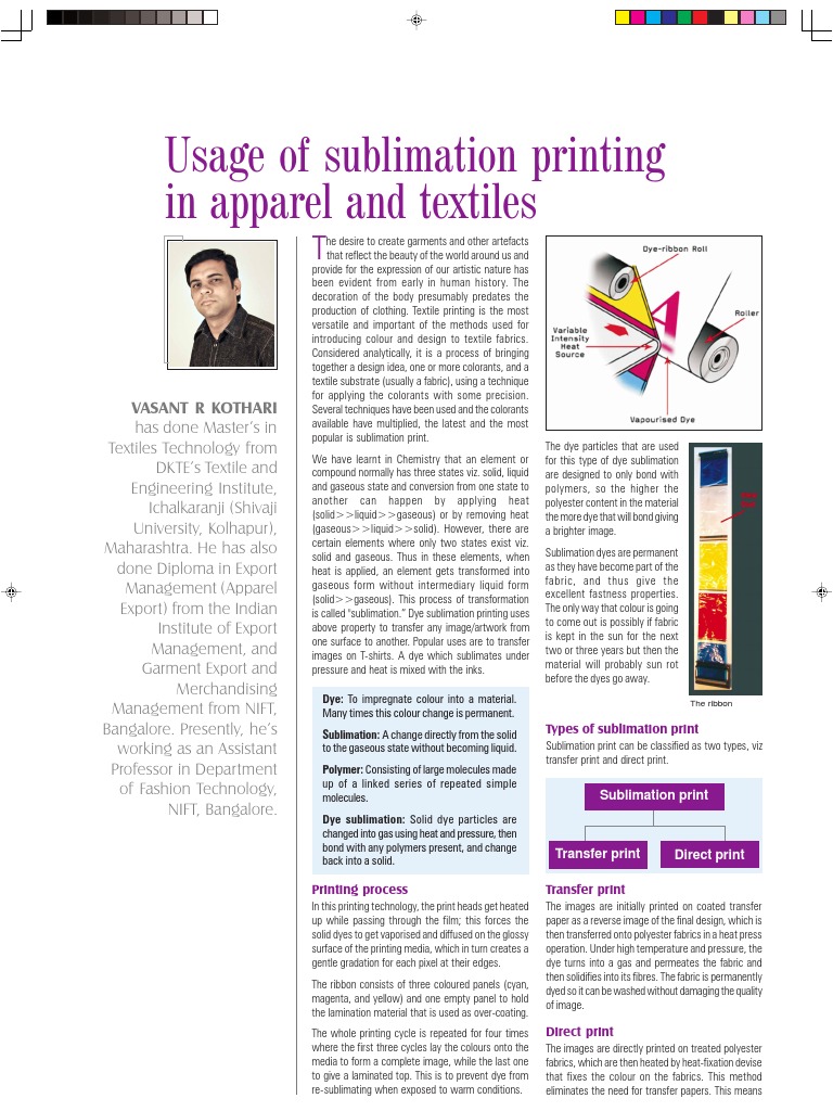 Pros and Cons of Sublimation Printing | PDF | Graphic Design | Materials