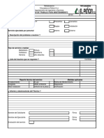 Orden de Trabajo Mantenimiento