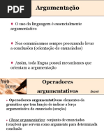 Operadores argumentativos