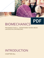Biomechanics: Program Studi S2 - Departemen Teknik Mesin Universitas Diponegoro