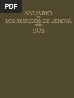 Anuario de Los Testigos de Jehová - 1975