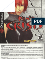 Dino Crisis - Sega Dreamcast - Manual