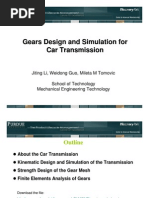 Car Transmission Design