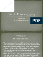 War in Europe 1939-45