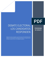 Programa Debate Electoral 1