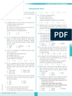 Ordenamiento lineal: fichas de reforzamiento