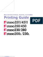 Toshiba e-Studio 350 Printing Manual