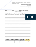 Writing Activity Format Sts 1
