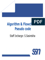 Algorithm, Flowchart & Pseudocode Guide