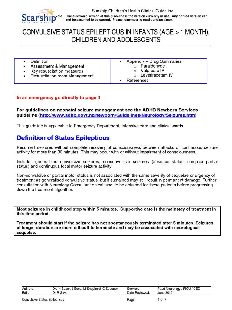 PEDIATRIC EPILEPSY TREATMENT GUIDELINES visual data 6