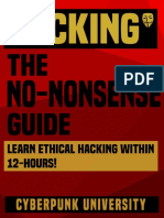 HACKING - THE NO-NONSENSE GUIDE - Learn Ethical Hacking Within 12 Hours! PDF