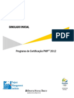 Simulado Inicial - Programa de Certificaçao PMP 2012
