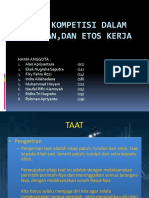 Taat, Kompetisi Dalam Kebaikan, Etos Kerja