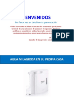 Bienvenidos Del Agua Alcalina Ionizada PDF