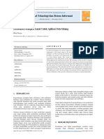 Kebutuhan Perangkat Lunak Untuk Aplikasi Data Mining: Jurnal Teknologi Dan Sistem Informasi