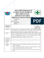 4.2.4.1. SOP Kesepakatan Cara Dan Waktu Pelaksana DG Masy