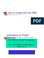How to Create and Use WBS