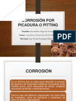 Corrosión Por Picadura o Pitting