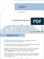 Investment Opportunity: CLS Holdings Inc