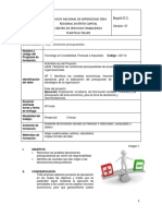 SENA Taller variaciones presupuestales