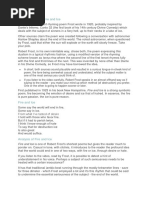 Fire And Ice Analysis 1 Docx Poetic Form Poetry