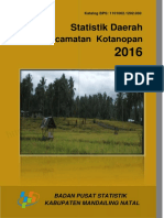 Kotanopan Statistik 2016