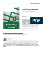 Microsoft Excel 2013 Avanzado