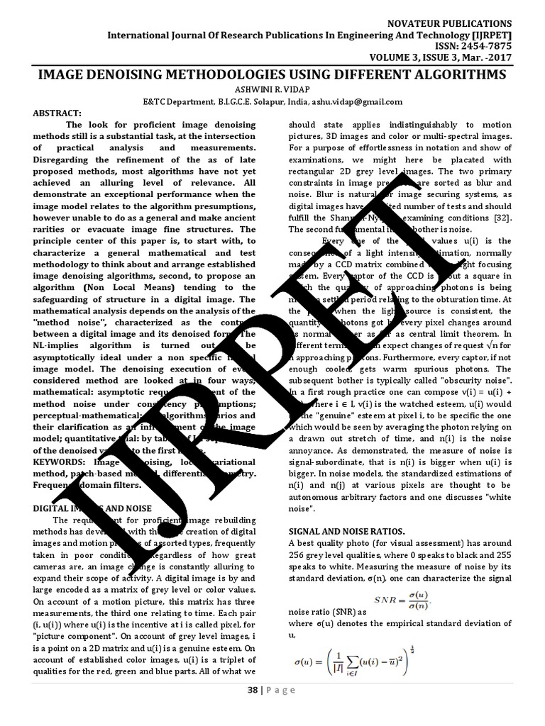 Image Processing | PDF | Wavelet | Algorithms