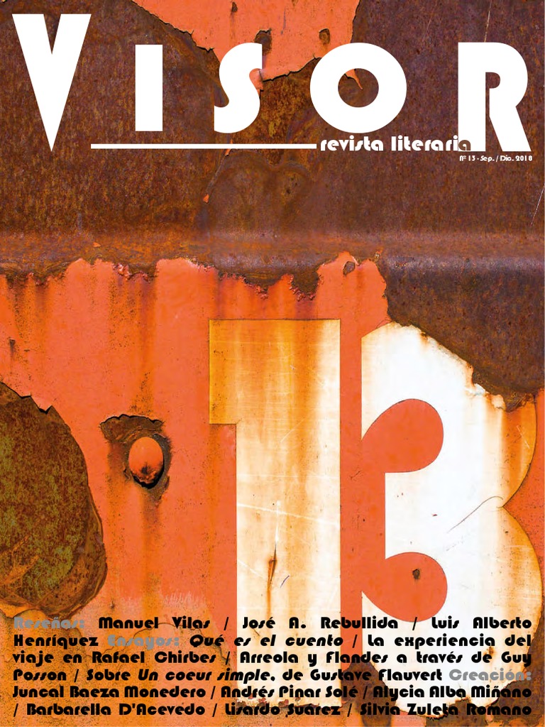 Revista Literaria Visor - Nº 13 | PDF | Cuentos | Novelas