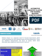 Automotive Industry Cluster TPM Training Material Kobetsu Kaizen Step 0 - 1