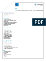 Blueprism Course Content PDF