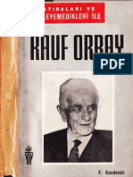 Rauf Orbay - Hatıraları Ve Söylemedikleri - Haz-F.kandemir - Yakın T.yay-1965
